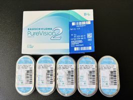 B+L PureVision2 Kontaktlinsen -3.75 - 5 Stk.