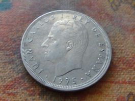 ESPAGNE  5  Pesetas  1975  (Z)