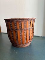 Blumenübertopf Holz Braun