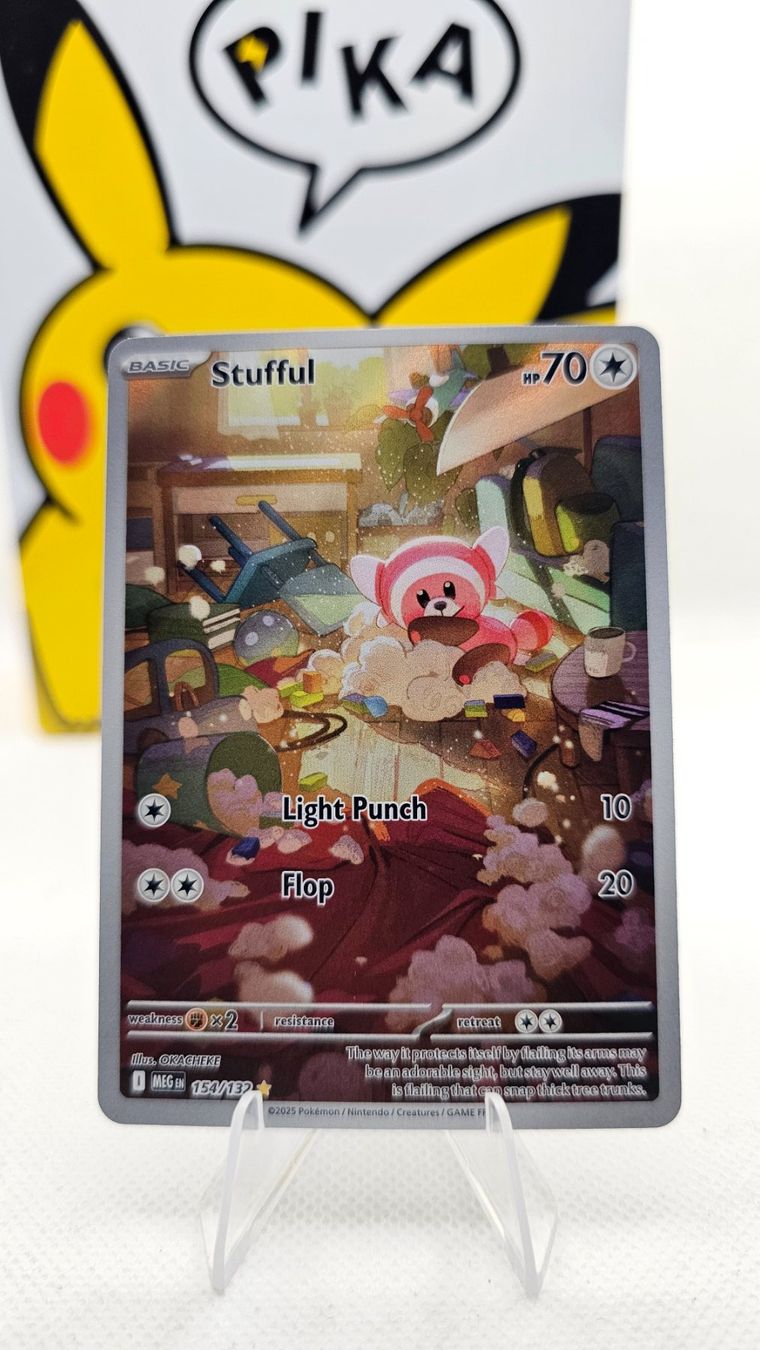 Pokémon Carte collezionabili: Stufful MEG 154/086 EN – Usato da Rheineck venduto da Pinia03