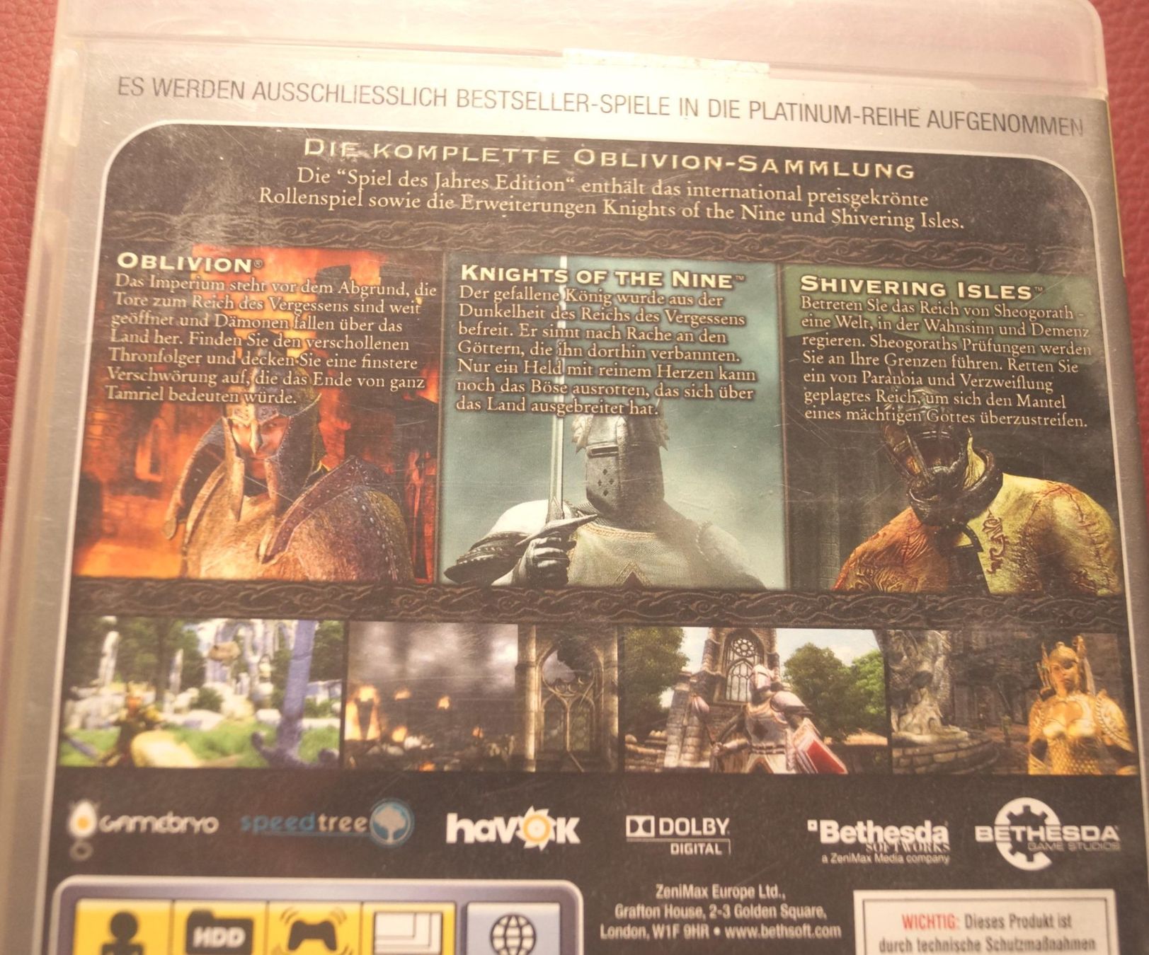 Sony Giochi: PS3 The Elder Scrolls IV Oblivion Spiel des Jahres Edition – Usato da Zuben venduto da Rex4 1