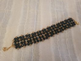 Handgemachte Armkette aus Glasperlen