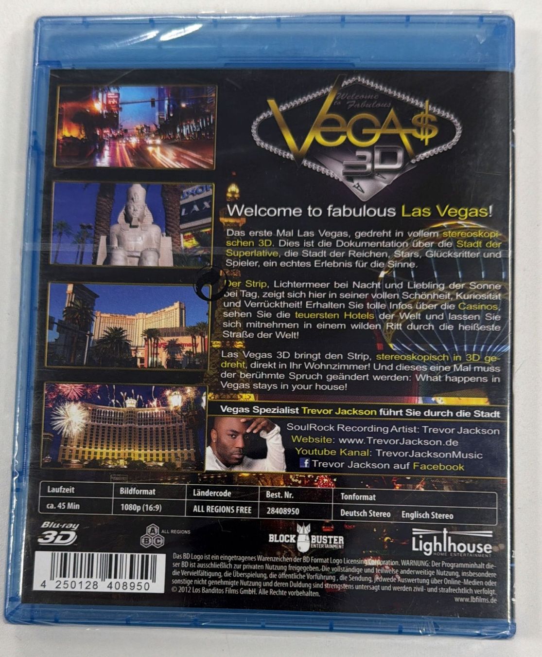 Tous les DVDs: VEGAS  BLU-RAY 3D – Neuf avec emballage d'origine à Zürich par freioccasionen 1