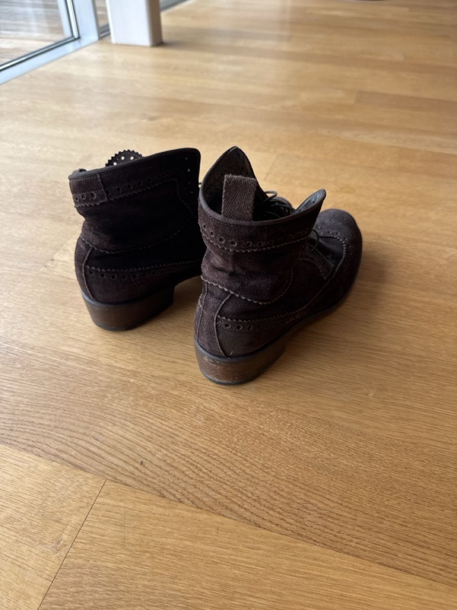 Scarpe da donna: Dunkle Wildleder Schuhe von Priventi Gr. 41 – Usato da Zürich venduto da Sigeli03 3