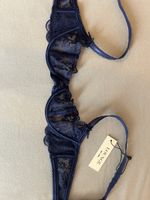 Soutien-gorge Lounge neuf bleu marine dentelle taille 60A