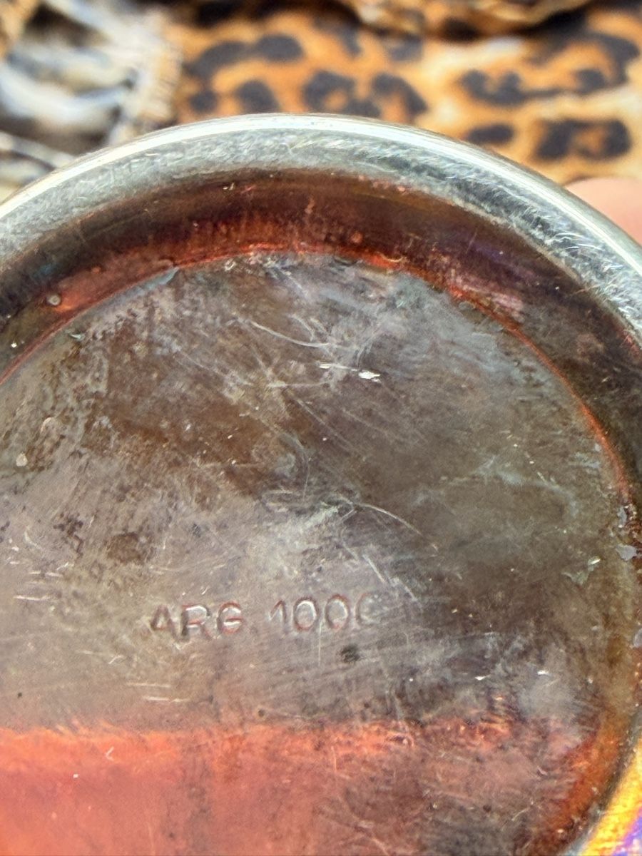 Tazze: Tasse et soucoupe en métal argenté – Usato da Onex venduto da mou_x2gr 3