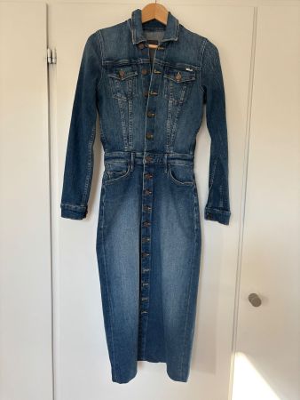 Jeanskleid MOTHER 34, hochelastisch
