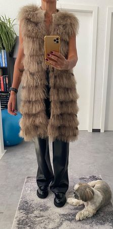 Gilet en fourrure.