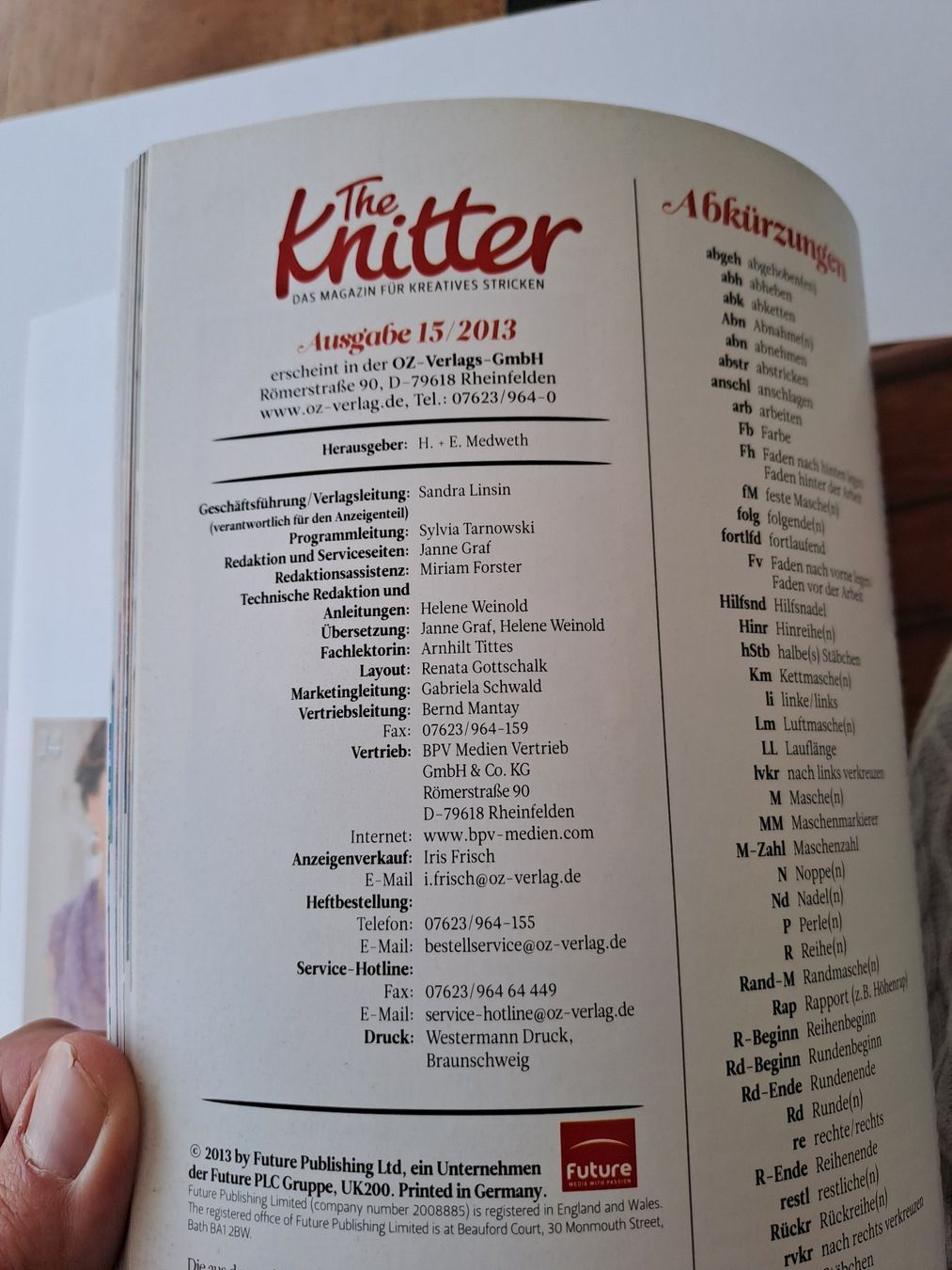 Riviste & Magazine: Strickheft The knitter Ausgabe 15 / 2013 Strickdesign – Usato da Glashütten venduto da Schwebefisch 6