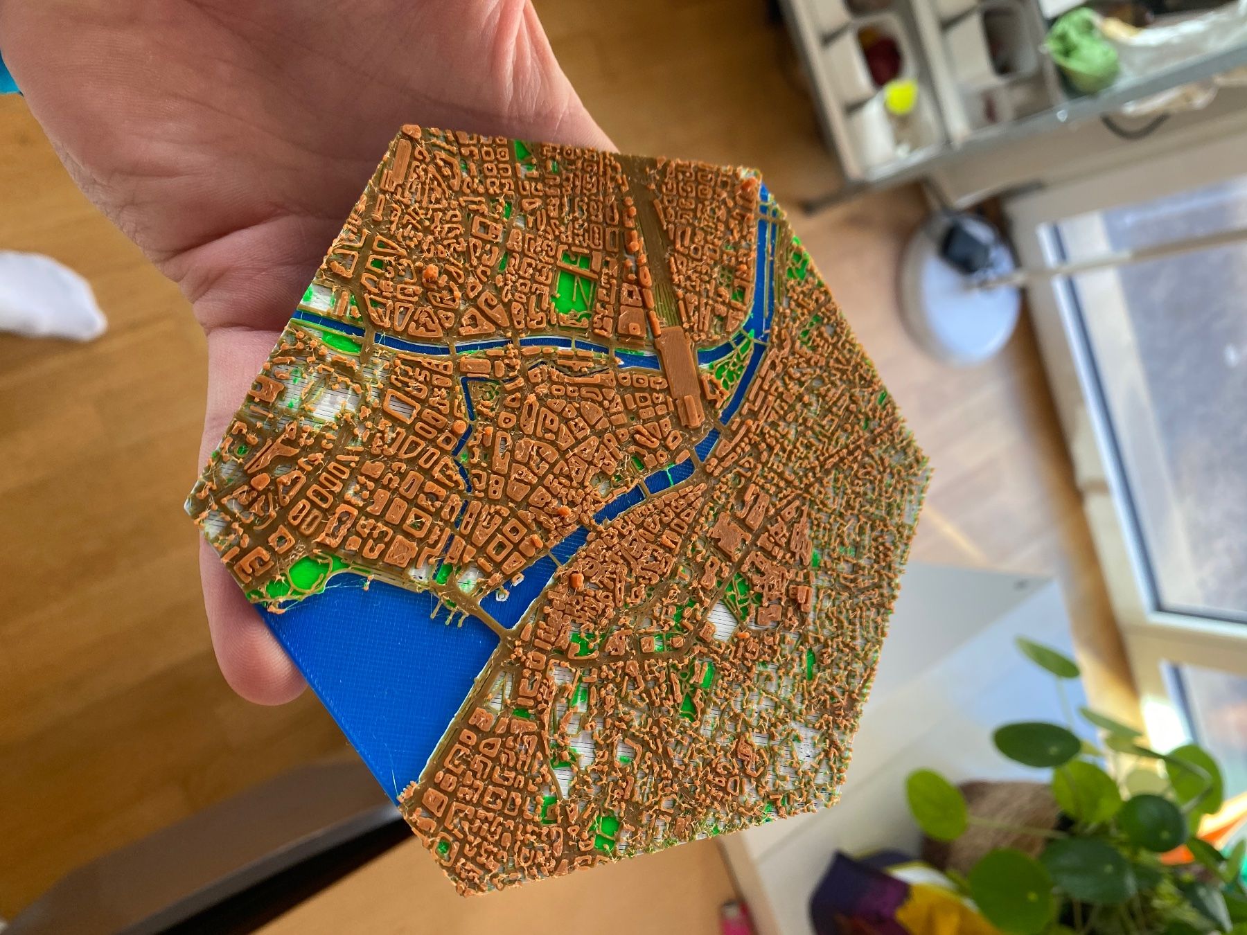 Alle Dekorationen: Unique Zurich map 3D printed! – Neu (gemäss Beschreibung) aus Zürich von nic_hx5p