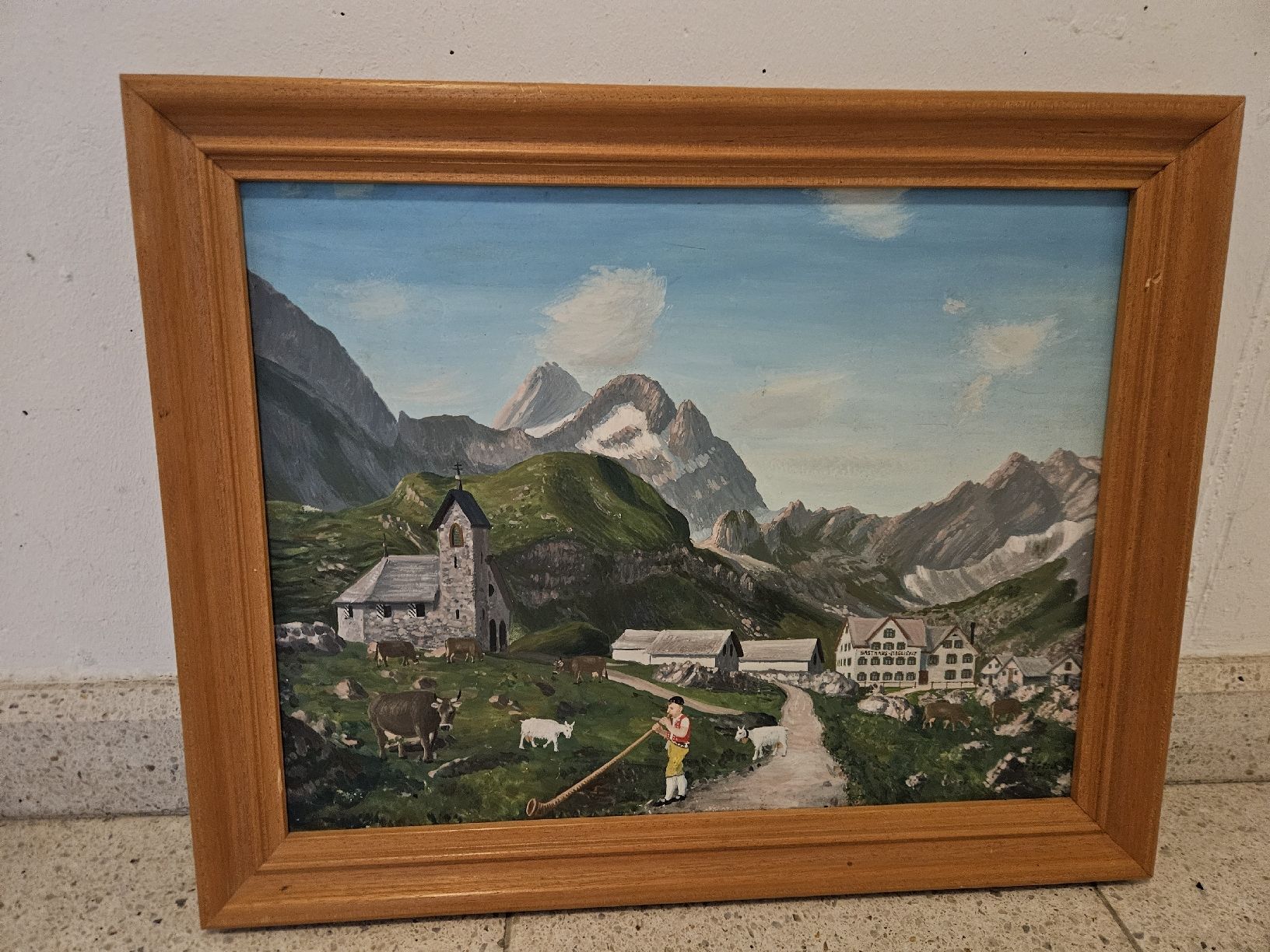 Dipinti: gemälde appenzell vetsch 1961 – Usato da Schwellbrunn venduto da Rosaroterpanter 4