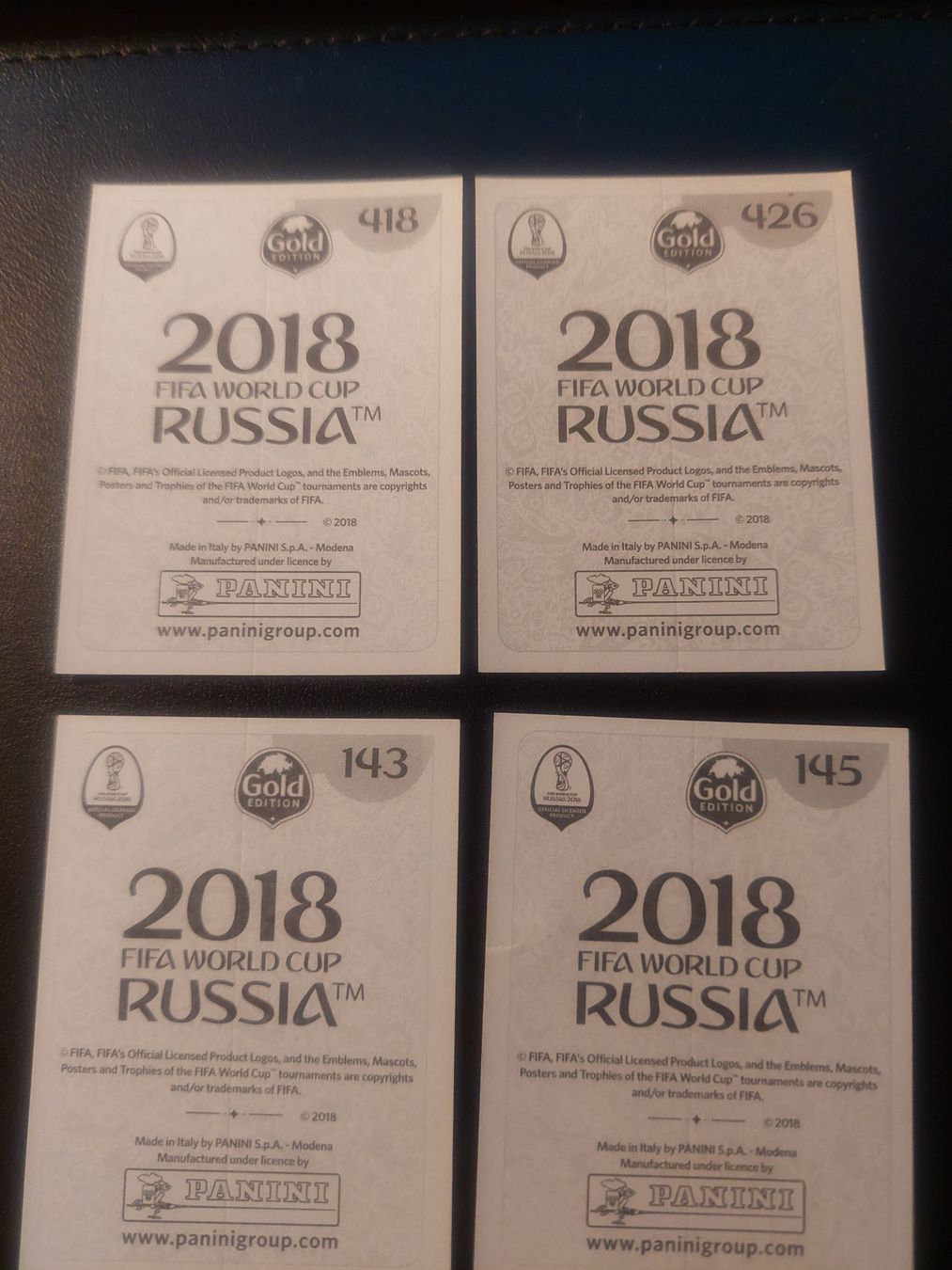Panini Carte collezionabili: RUSSIA 2018 -4X stickers – Usato da Biel/Bienne venduto da Deboma 1