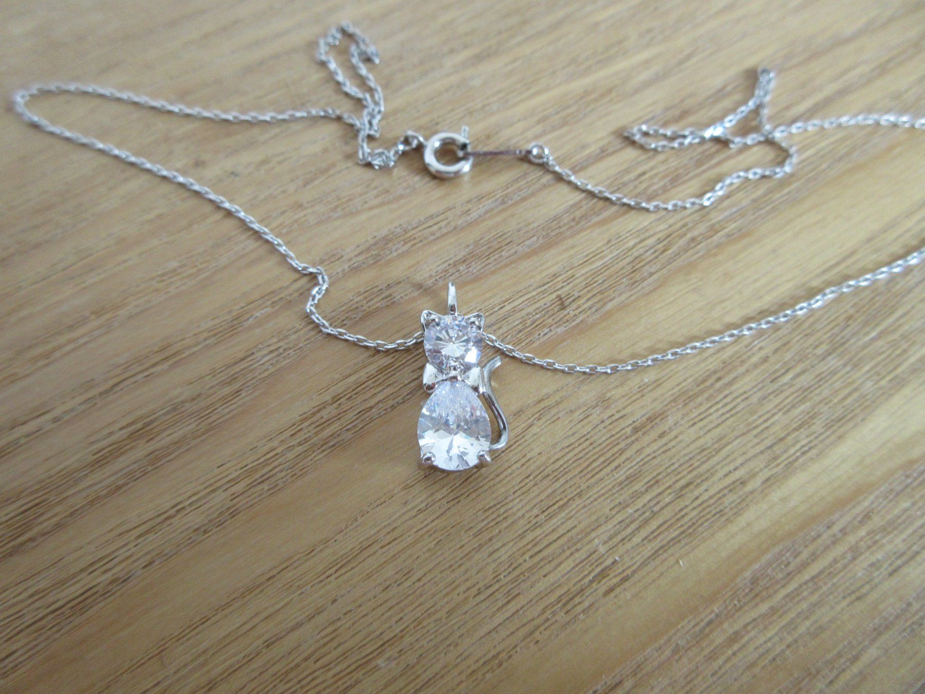 Catenine: Cat Katze Halskette, /Modeschmuck/ necklace!! – Nuovo (secondo la descrizione) da Goldach venduto da mamakotzi 2