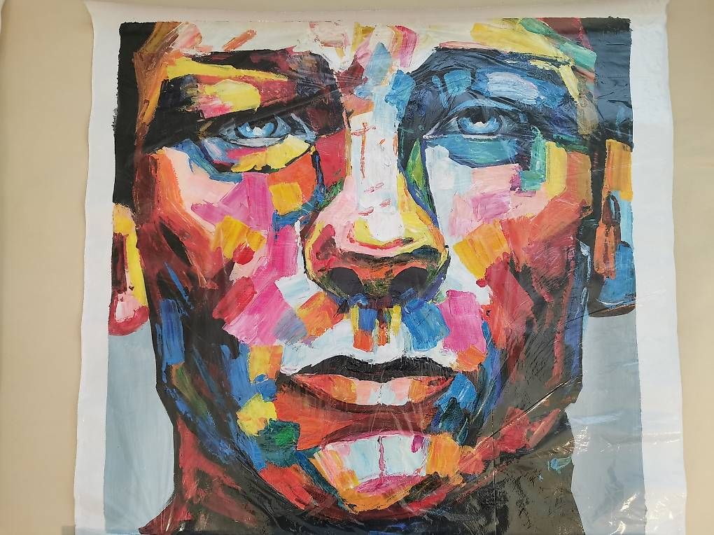 Gemälde: Daniel Craig, Acryl auf Leinwand – Gebraucht aus Meggen von schurli007