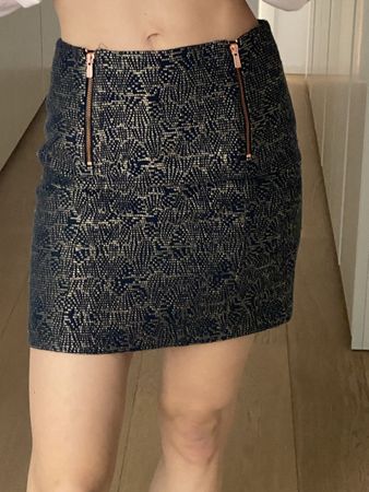 Elegant I CODE skirt, size 36, gold details
