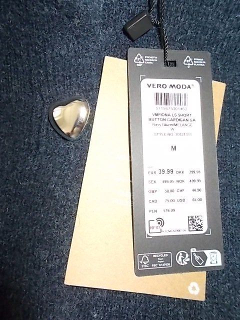 Vero Moda Giacche: Blaue Jacke v. Vero Moda Gr.M "NEU" – Nuovo e nell'imballaggio originale da Chexbres venduto da indi03 1