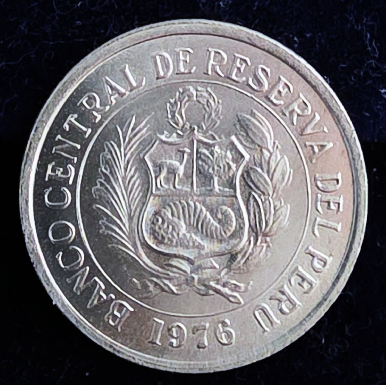Tutti le monete: PERU' 5 SOLES DE ORO 1976 UNZ. – Nuovo (secondo la descrizione) da Winterthur venduto da Creso70 1