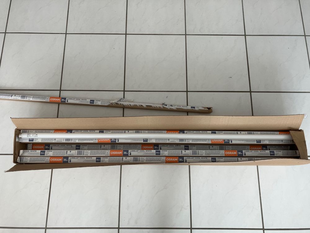 Tube fluorescent LUMILUX G13 T8 36W 840 pas cher - Ampoules