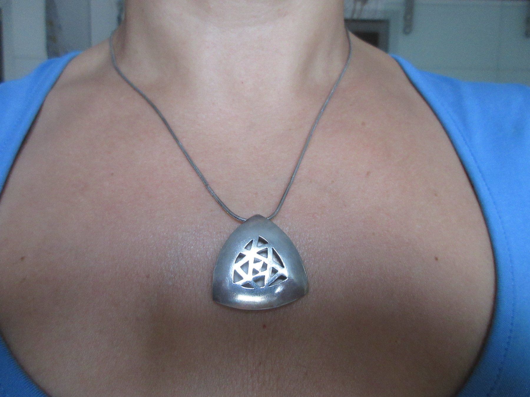 Ketten: Elegante Kette mit Anhänger, 925 Silber – Gebraucht aus Grenchen von Elenka 8