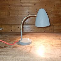 Lampe 50er / 60 er Jahre Tischlampe Bürolampe Industrie