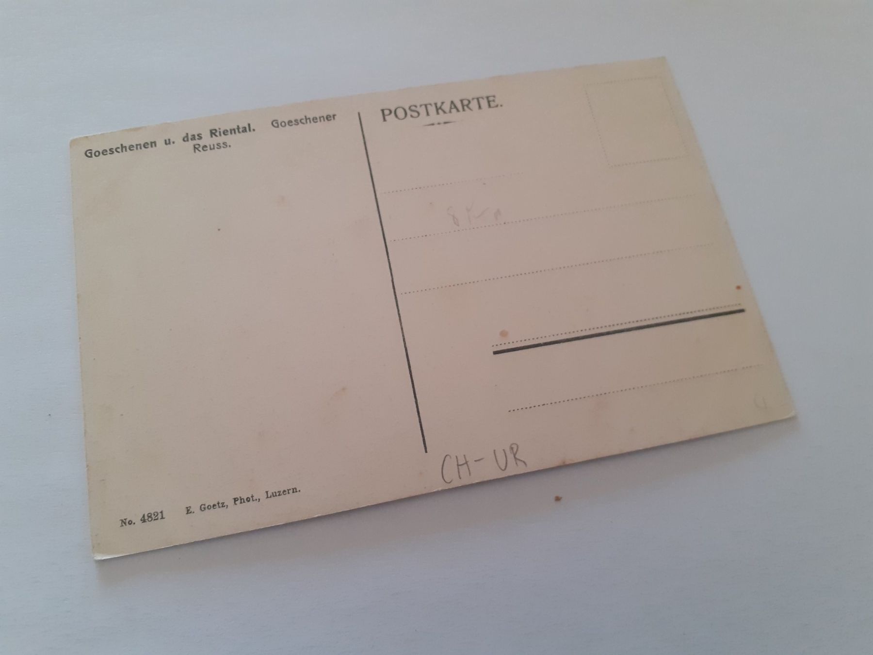 Cartes postales: GOESCHENEN und das RIENTAL – D'occasion à Winterthur par Ornyx7 1
