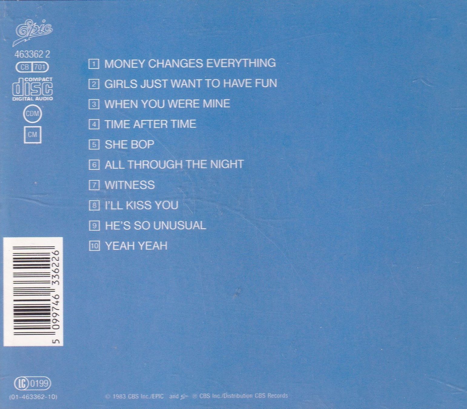 CD ab Fr 1 Cyndi Lauper She #39 s so unusual (Gebraucht) in Lausen