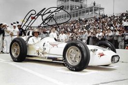 Foyt, Kuzma-Offenhauser 1959, original signiert!