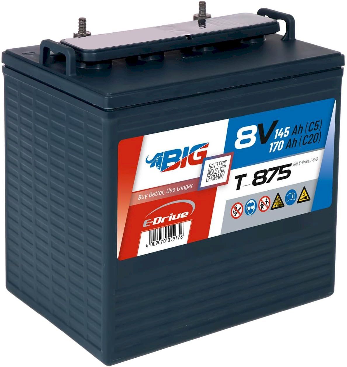 Caricatori & Batterie: BIG E-Drive 8V 170Ah Traktionsbatterie – Nuovo e nell'imballaggio originale da Bottighofen venduto da zaap 1