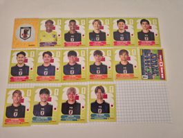 WM Panini Sticker 2026 Team Japan