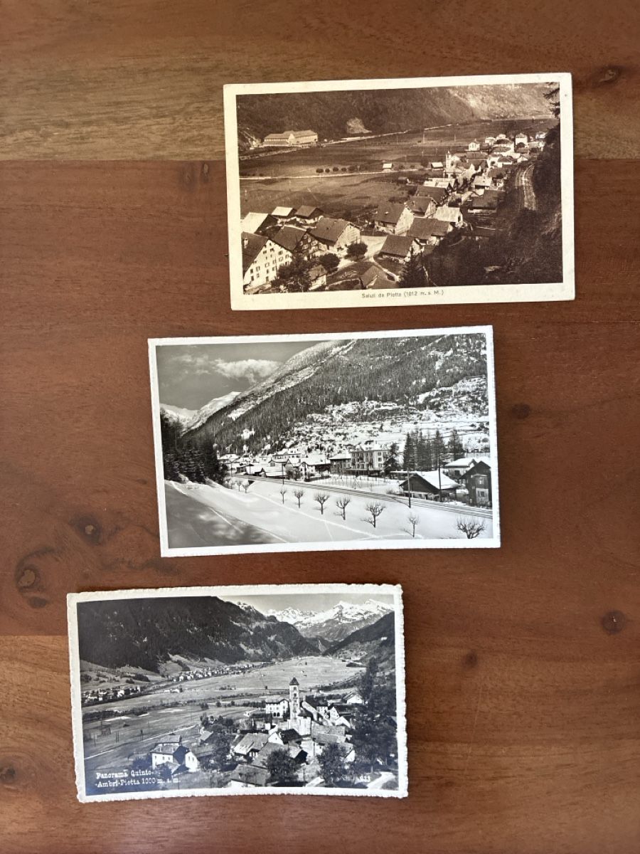 Ansichtskarten: 3 Ansichtskarten Schweiz von Piotta TI – Gebraucht aus Oftringen von Cla.vD.74