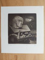 Exlibris Yuri Borovitsky - Original Mezzotinto signiert