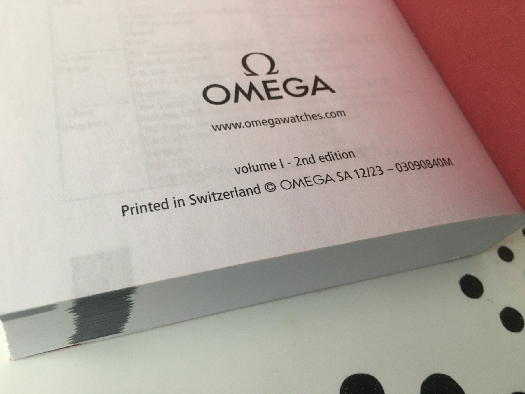 Documenti: OMEGA ORIGINAL - OPERATING INSTRUCTIONS - EDITION 12/2024 ! – Nuovo (secondo la descrizione) da Epalinges venduto da dream-watch 9