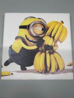Quadro tela stampata dai Minion 20x20 cm