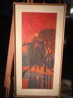 Peinture Gemälde arbre Baum signé signiert 1965
