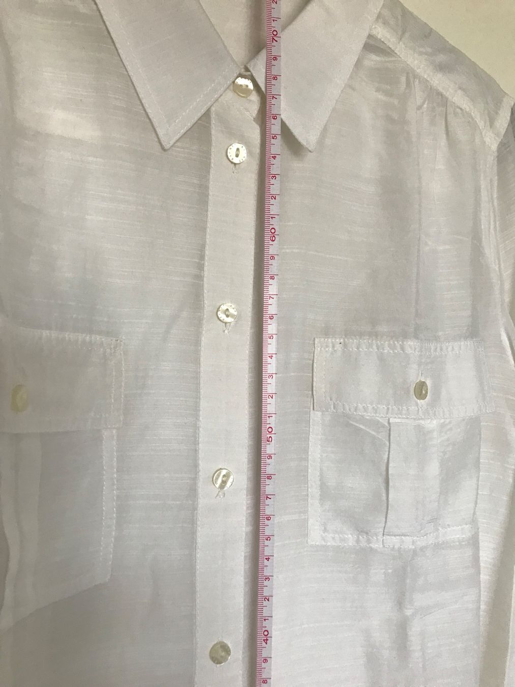Esprit Camicette: Esprit Bluse, weiss, Gr. 40, mit Brusttaschen – Usato da Niederteufen venduto da mix18 1