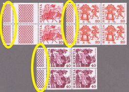 1979 VOLKSBRÄUCHE_Viererblocks **_RAUTENRAND durchgehend !