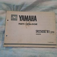 Manuale parti di ricambio Yamaha SR 250