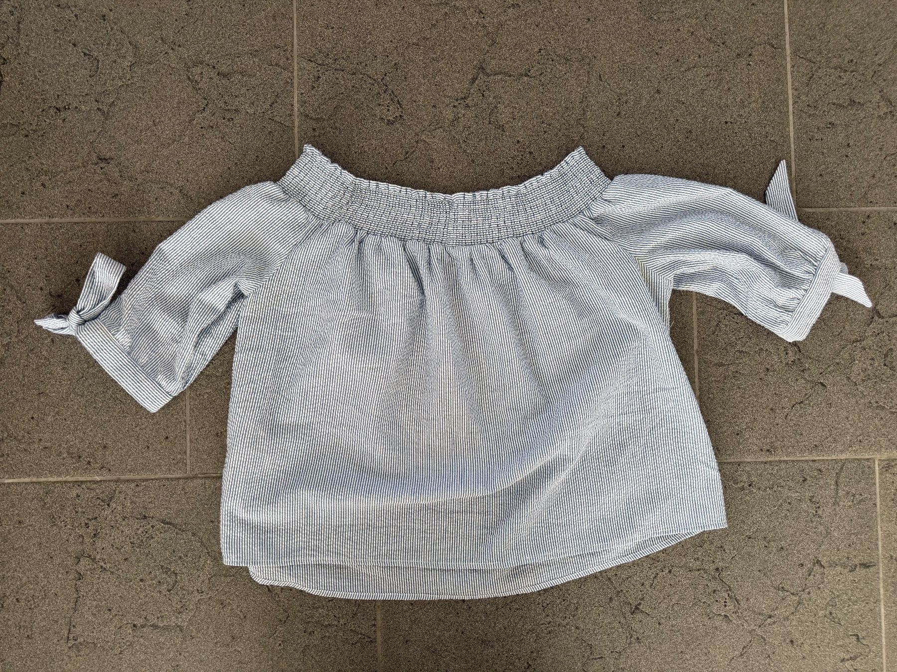 Only Chemisiers: Off-Shoulder Bluse gestreift Grösse 36 – Neuf (Voir description) à Rupperswil par Nila_7 1