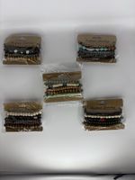 Restposten 25 Stück Holzperlen Armbänder