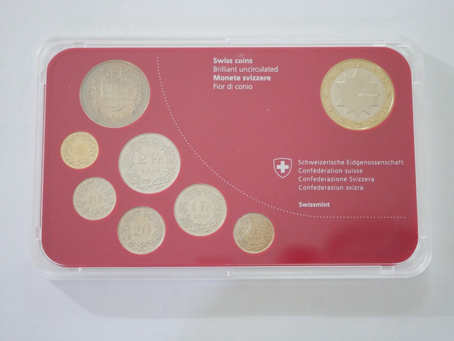 Tutti le monete: Schweizer Baby Münzsatz 2010 stgl ***TOP*** – Nuovo e nell'imballaggio originale da Kreuzlingen venduto da Samson01 2