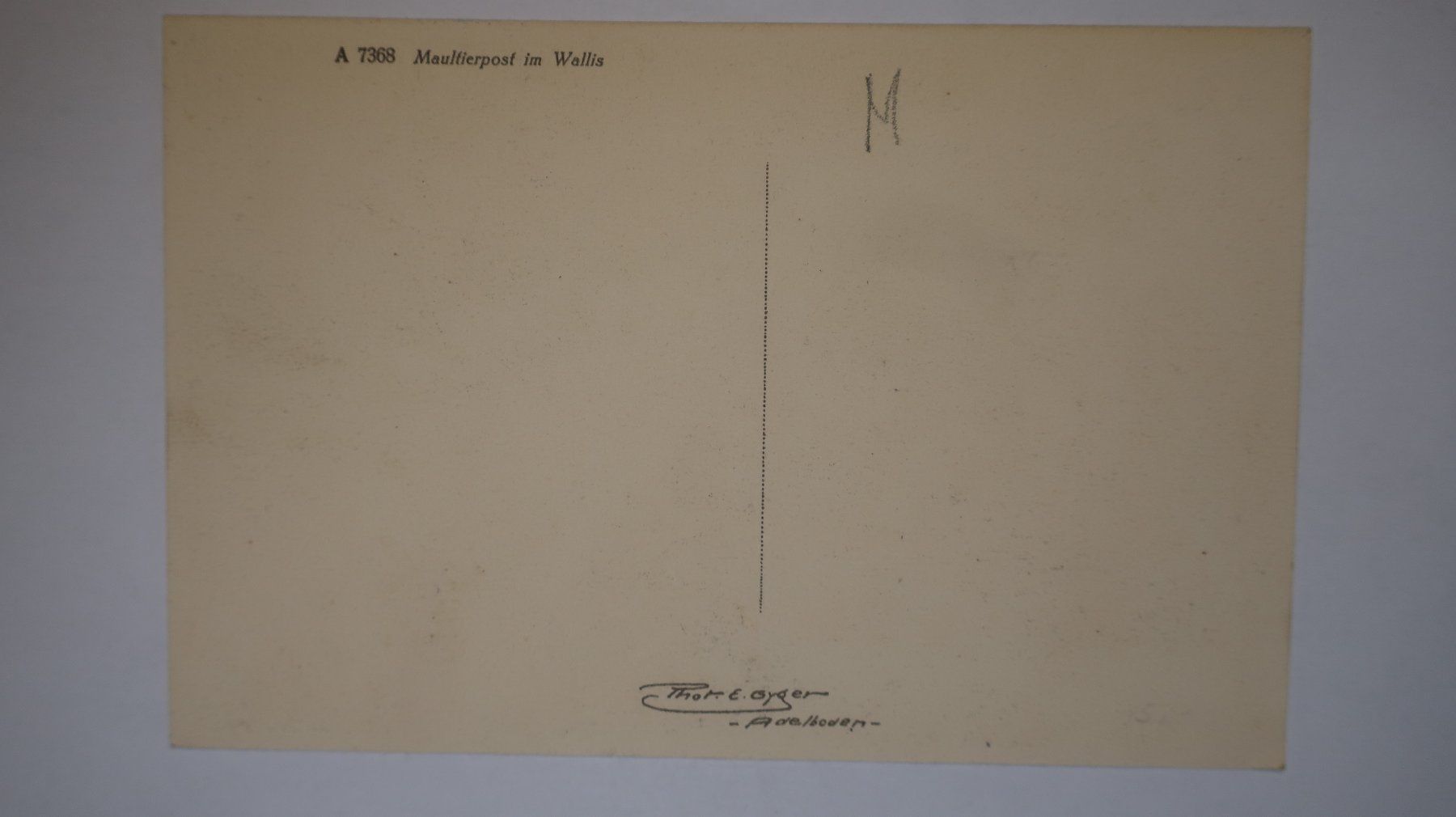 Cartes postales: Maultierpost im Wallis – D'occasion à Cormoret par Pascalll2001 3