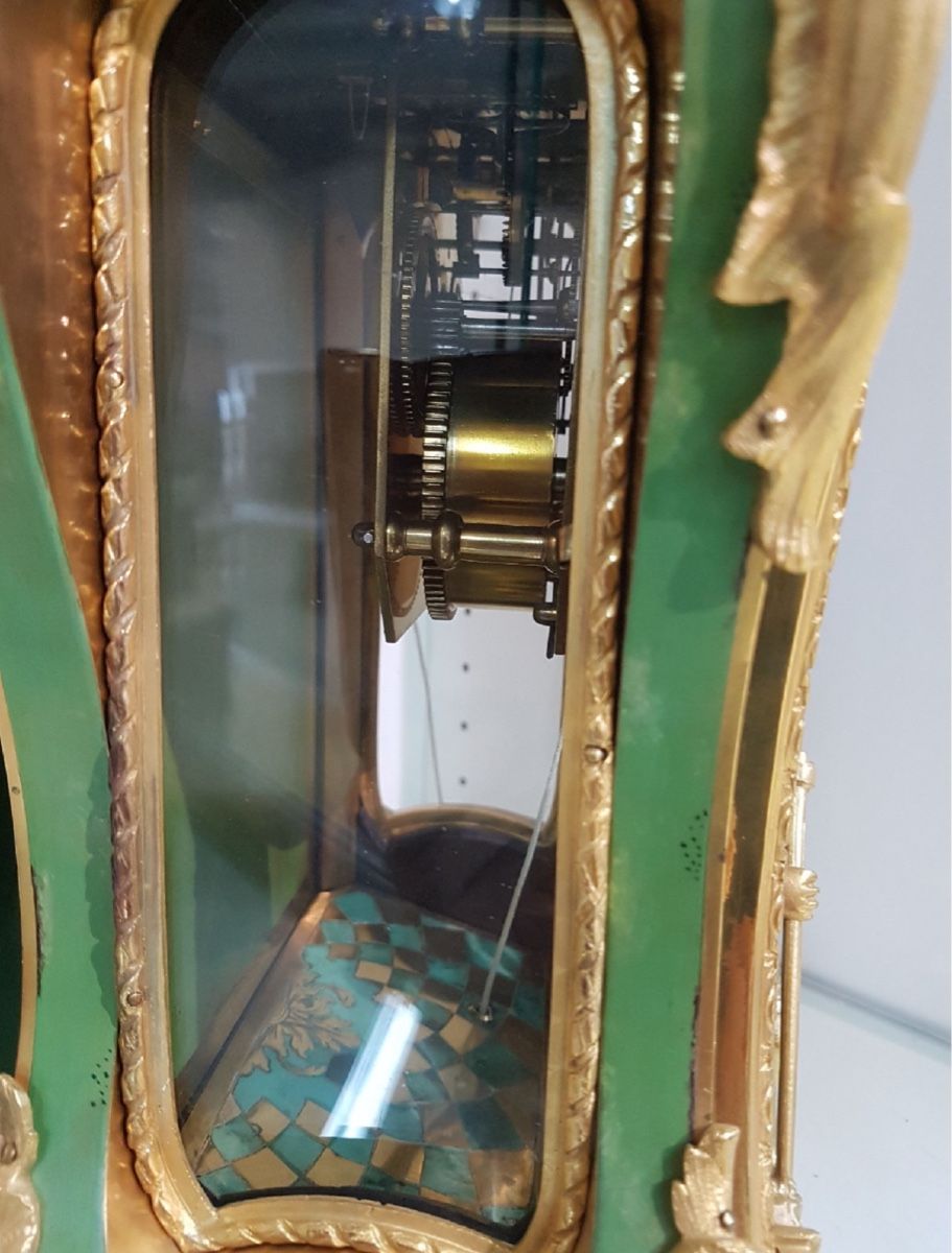 Orologi: Regence Prunk Pendule signiert Vignet Paris – Usato da Zürich venduto da Kristl_von_der_Post 4