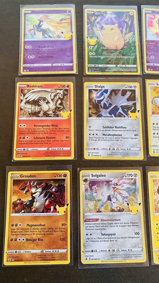Pokémon Sammelbilder & Trading cards: Pokemon 25 Jahre Holo Set – Neu (gemäss Beschreibung) aus Interlaken von Unchartedmarco24 1