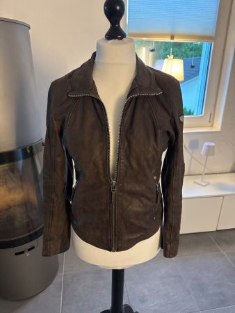 Trend Herbst 2026 stylische Lederjacke 1 mal getragen