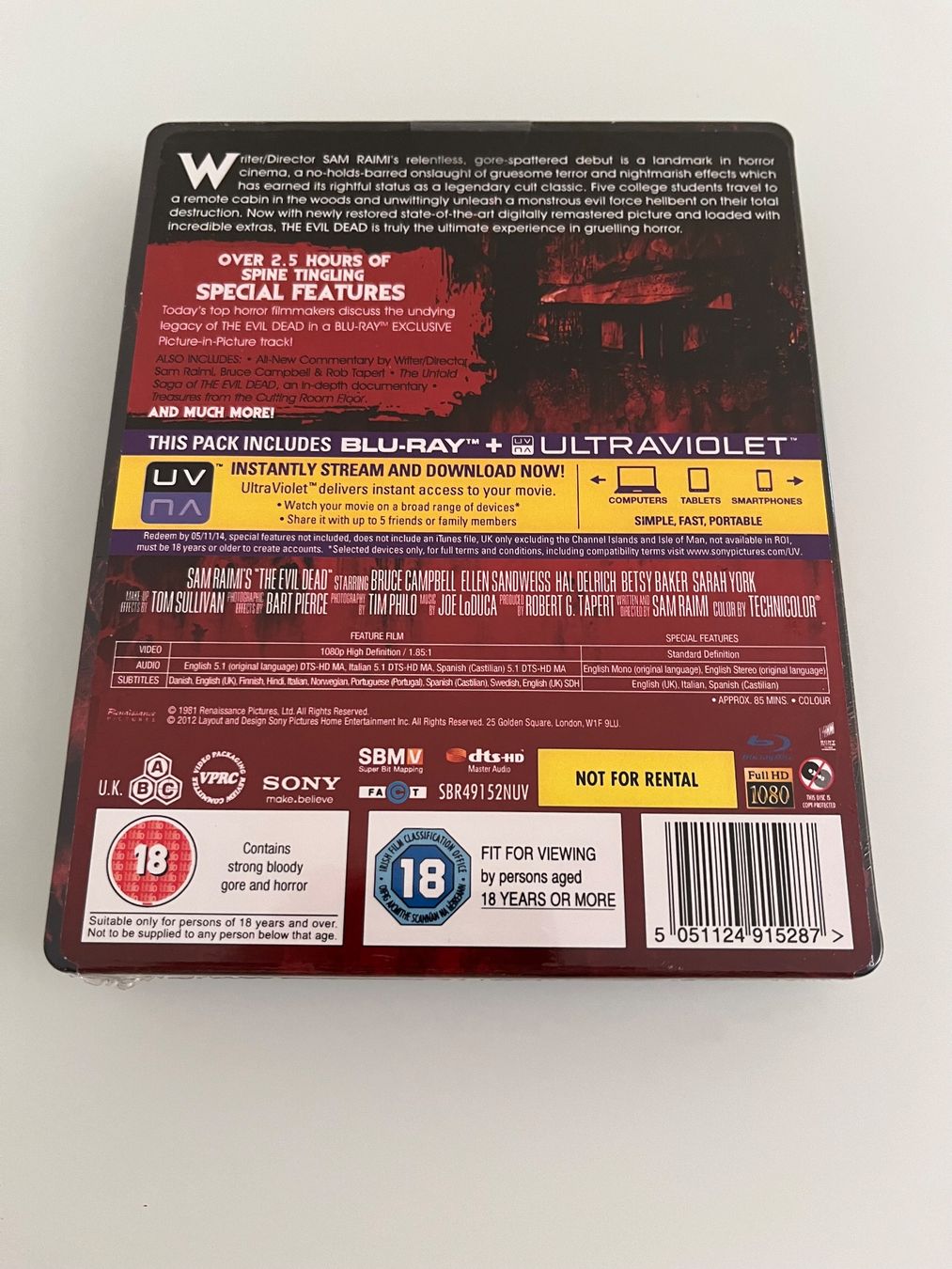 Tous les DVDs: The Evil Dead (1981) (Blu-ray Disc) – Neuf avec emballage d'origine à Stabio par rao_x6pt 1