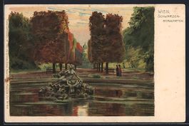 Paul Hey: Wien, Schwarzenberggarten mit 