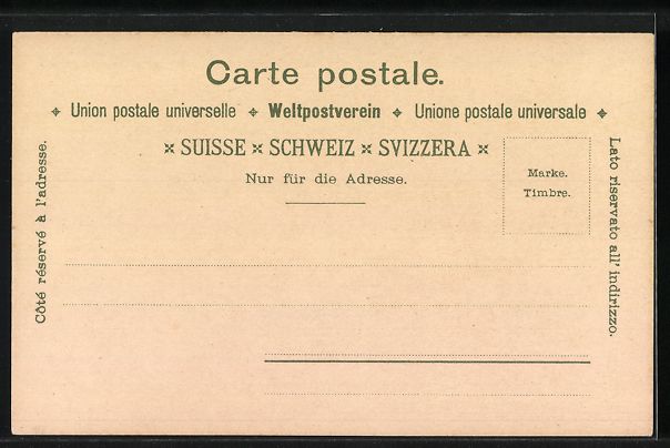Ansichtskarten: Litho Mann in Schweizer Tracht mit Kühe – Gebraucht aus Berlin von bartko-reher 1