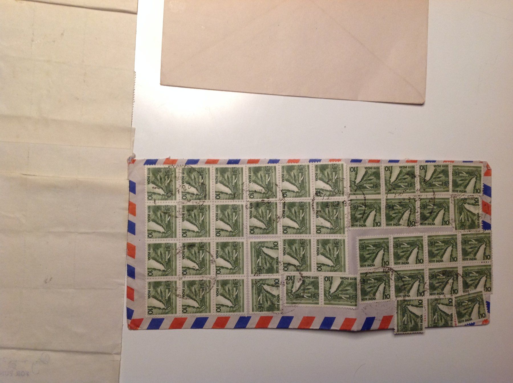 Alle Briefmarken: timbre - lettre india – Gebraucht aus Vuiteboeuf von broticaire 5