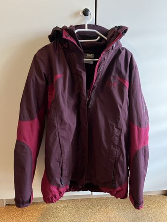 Giacca outdoor, invernale da donna, colore viola, taglia L