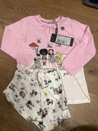 Dolce&Gabbana Pyjama fille rose taille 3 ans NEUF avec étiqu